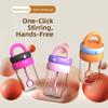 350ml Automatic Electric Mixing Cup Clear High Speed Stirring Cup Protein Shake Bottle  Household