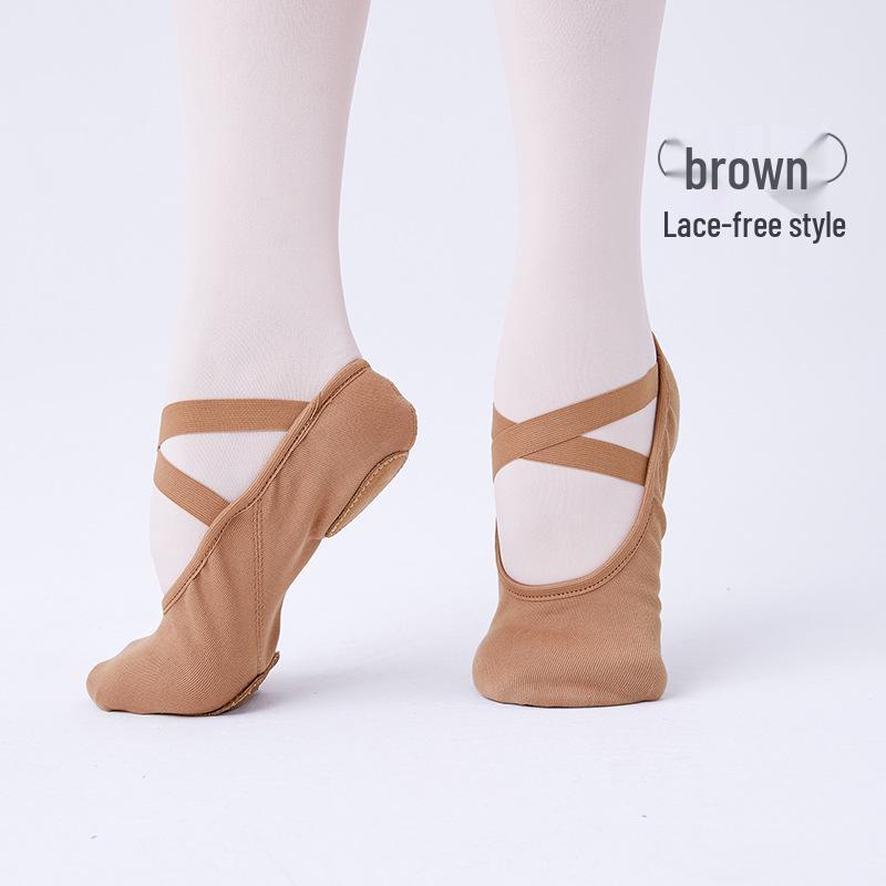 Women's Soft Sole Dance Shoes - Classical Chinese Ballet Practice Shoes for Children and Adults