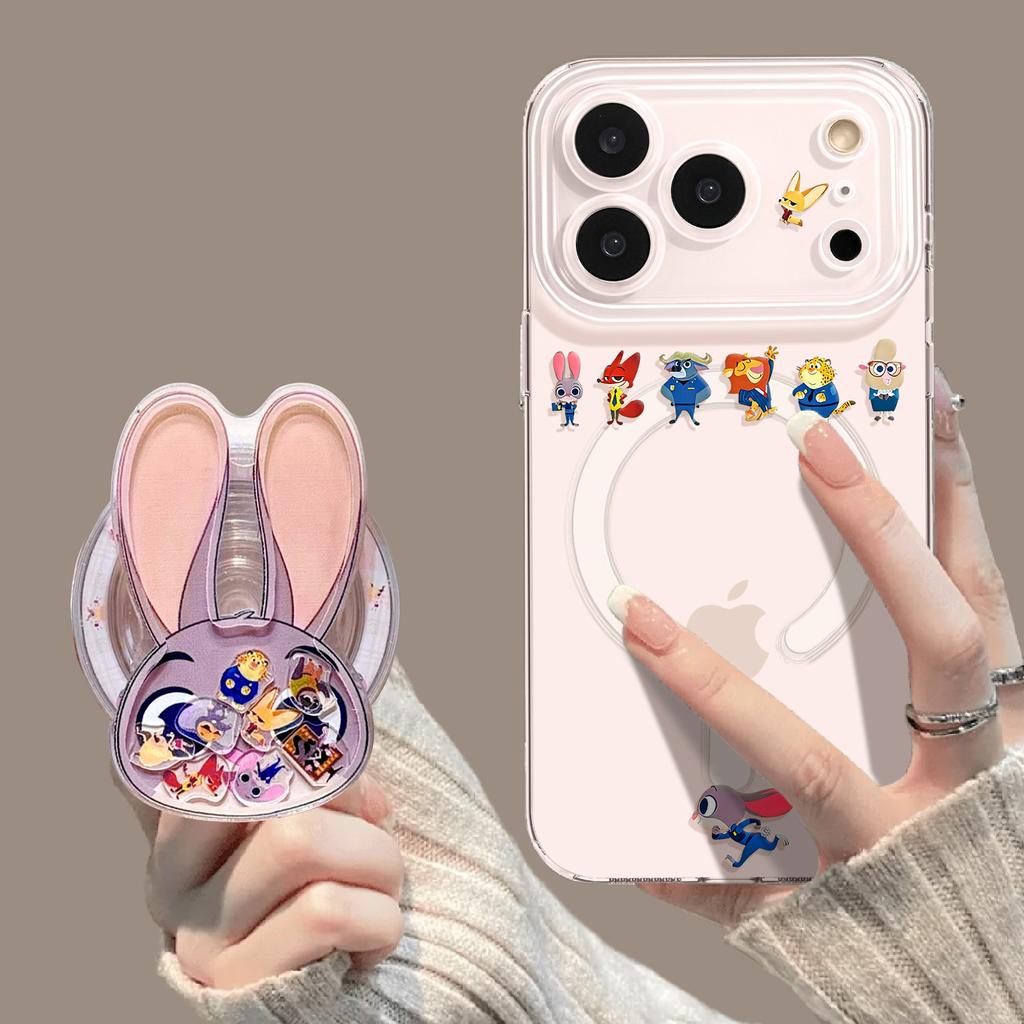 Carrot Rabbit Suitable for 17 Magnetic Holder Soft Cute Phone Case