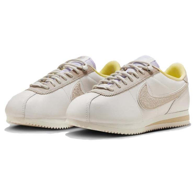 Nike Womens Cortez '23 Premium 'Phantom Lilac' (women's sizes) Phantom / Lilac / Hemp Running Shoes FZ5041 011
