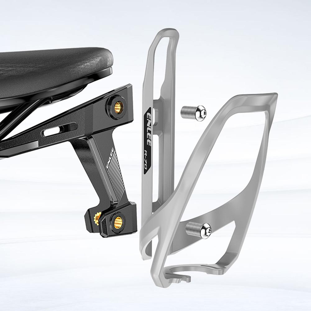 Lightweight Bicycle Water Bottle Holder Adapter Cycling Bottle Cages Rack Bike Saddle Drink Cup Cage Adapter Seat Post Mount