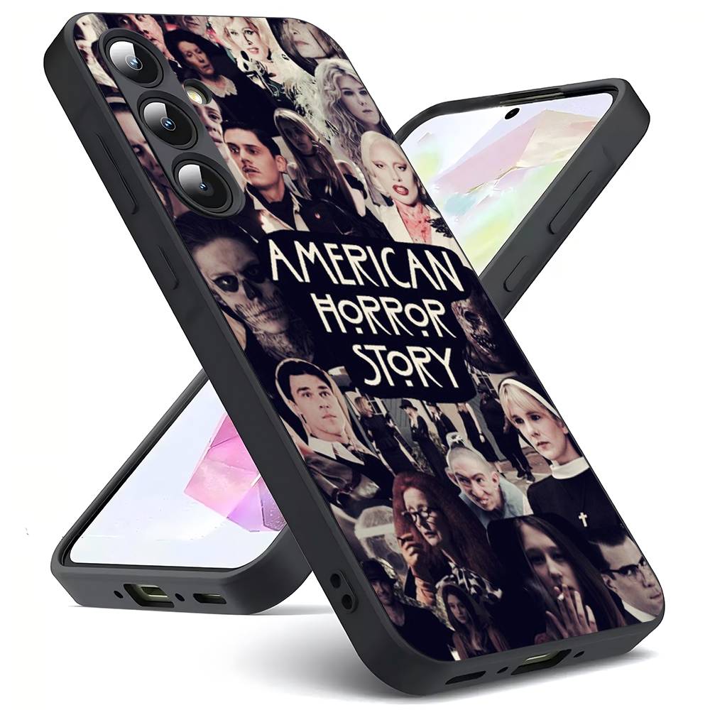 American Horror Story TV Luxus Schwarzes Handyhülle Für Samsung Galaxy S23 S24 S25 Ultra S22 Plus S21