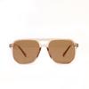 Glasses 2259 Square Double Beam Black Sunglasses Women'S Trendy Hong Kong Style Sunglasses
