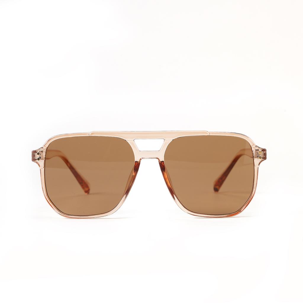 Glasses 2259 Square Double Beam Black Sunglasses Women'S Trendy Hong Kong Style Sunglasses