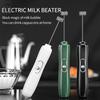 Mini Electric Milk Foamer Blender Wireless Coffee Whisk Mixer Handheld Egg Beater Cappuccino Frother Mixer Whisk Kitchen Tools