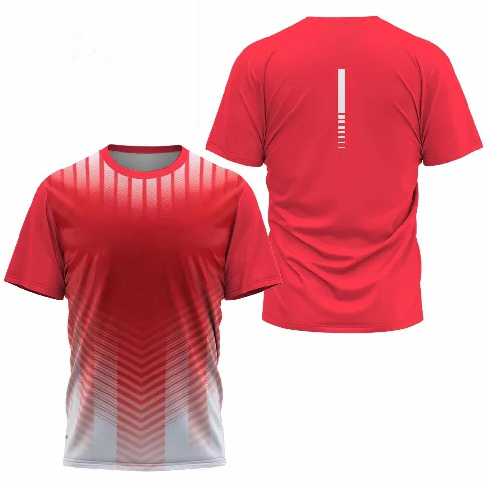 Popular Fitness Running T-shirt Men's Summer Quick Drying Breathable Short Sleeved Round Neck Top Outdoor Casual Sports Pullover