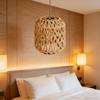 Modern Chinese Hanging Lampshade, Home Decor Lightweight Woven Light Shade for Office