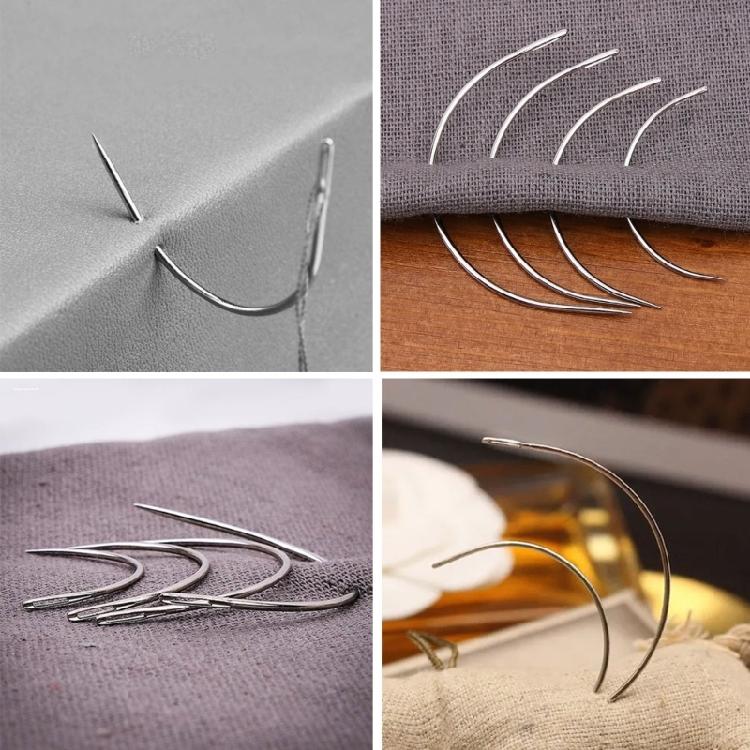 Leather Sewing Needle Curved Needle Set Upholstery Needle Embroidery Needle Saddles Needle