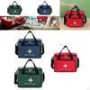 Empty First Aid Bag Emergency Medical Adjustable Shoulder Strap Multipurpose Multi Pockets