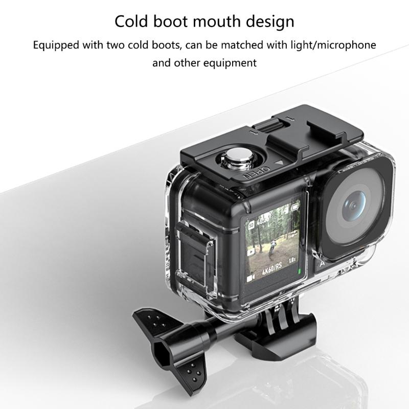 Diving Swimming Camera Waterproof Case Protective for Action 3 Action Sport Cameras