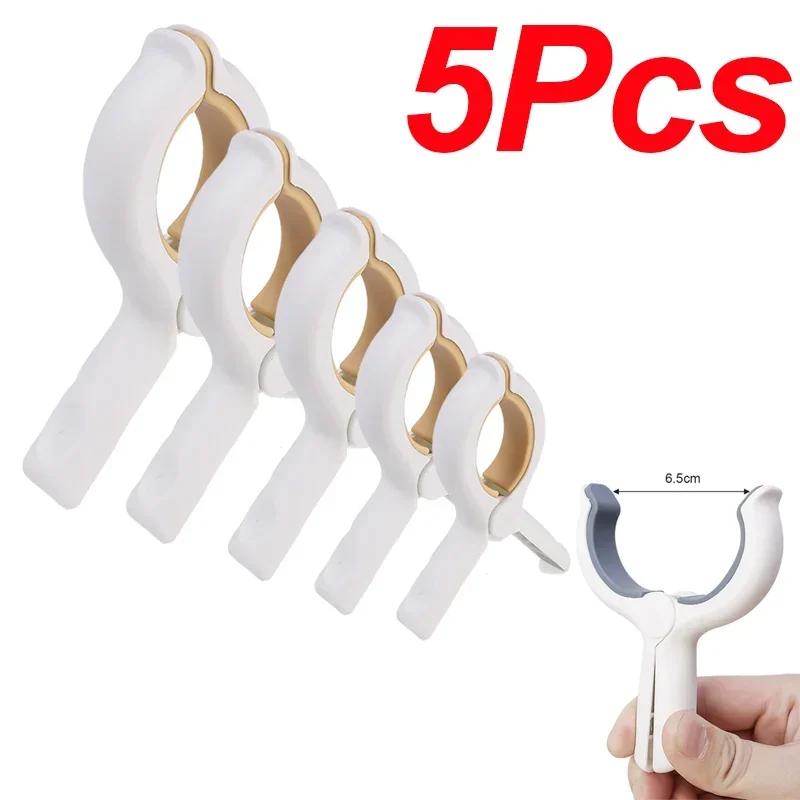 5 Pcs Beach Towel Clips Non-Slip Towel Clips for Sun Loungers Large Plastic Sunbed Towel Pegs