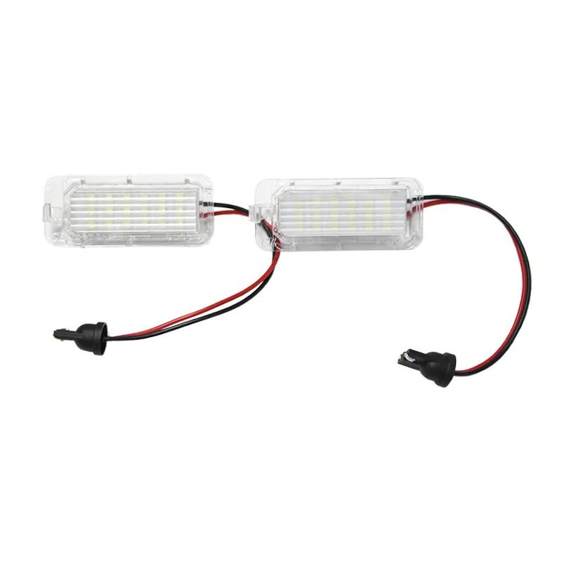 UZYJ9 For Ford Focus MK2 MK3 Fiesta Mondeo MK4 C Max MK1 Kuga Galaxy T10 Car License Plate Lights LED Lamp 12V Automotive Accessories