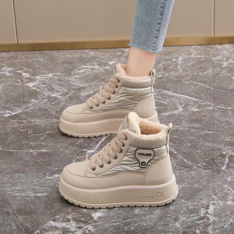 

Harbin Women s 2025 Thickened Snow Boots, Plus Velvet, Warm, Thick Sole Sneakers 40