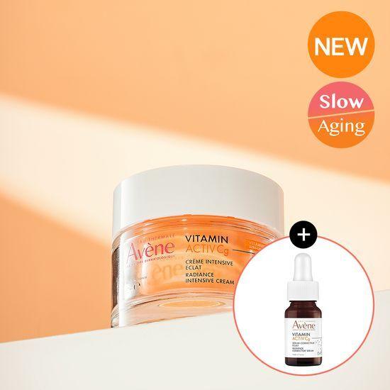 Avene Vitamin Active VACg Cream 50ml (+ Vitamin Cg Active Serum 10ml) *Glow *Antioxidant