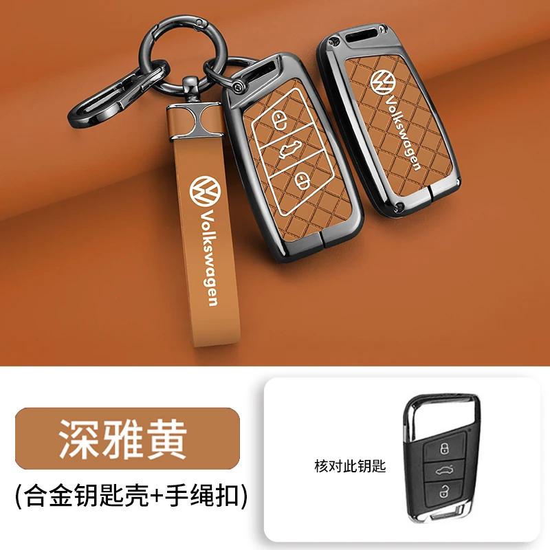 Valve Stems Caps For VOLKSWAGEN VW Fashion Car Smart 3 Buttons Key Case Cover Shell Fob For VW Volkswagen Passat B8 CC Arteon Ma Zw3
