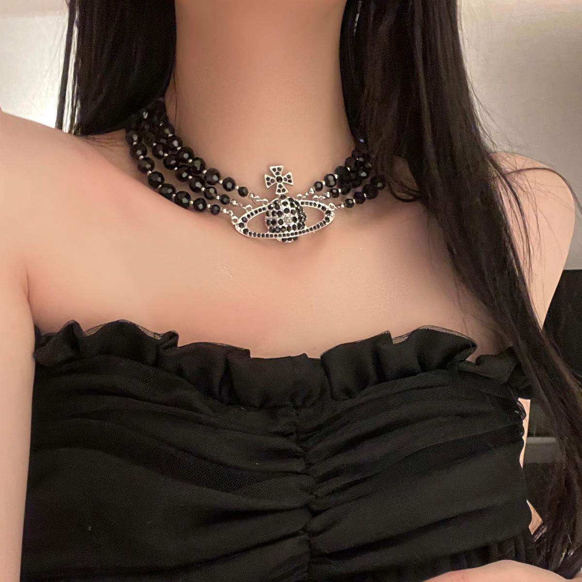 

Элегантный свадебный набор 2024 года: колье и серьги с цепочкой для ключицы