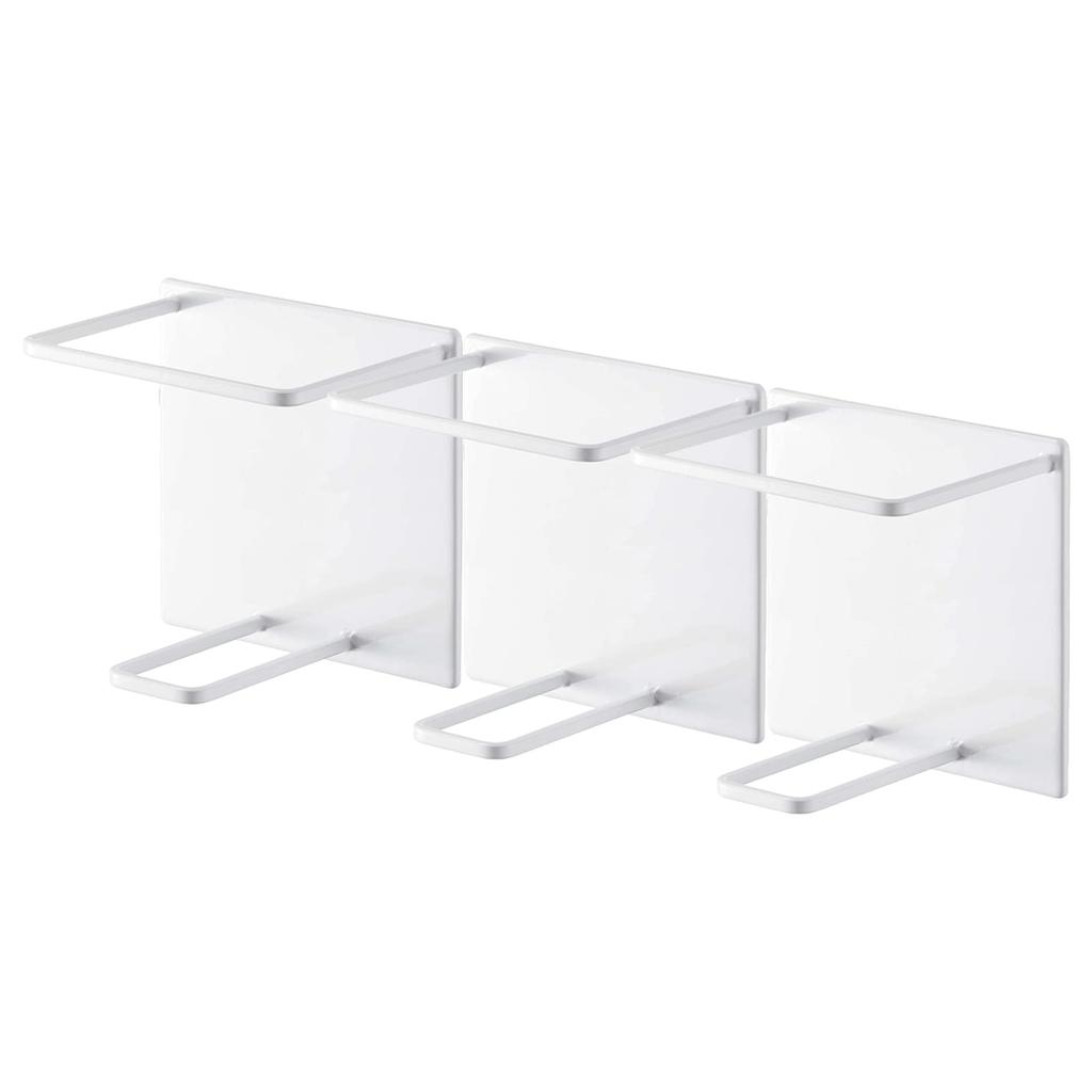 Yamazaki Jitsugyo Magnetic Bathroom Tube Bottle Holder L Tower Set of 3 Tower White 5508 X 3 &