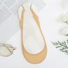 Women Ultra Thin Invisible Socks with Thickened Forefoot Pads Shallow Mouth Non Slip Socks for High Heel Girls