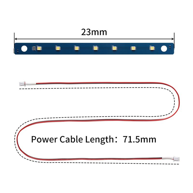 Pro Flashforge Adventurer 5M Ad5M Světelný pásek Super Jasný LED 24V Světelná lišta Pro Ad5M 5Mpro Příslušenství pro 3D tiskárny