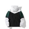 Men's Spring and Autumn Jacket, Casual Sports Hooded Thin Windbreaker, Korean Version Baseball Jacket