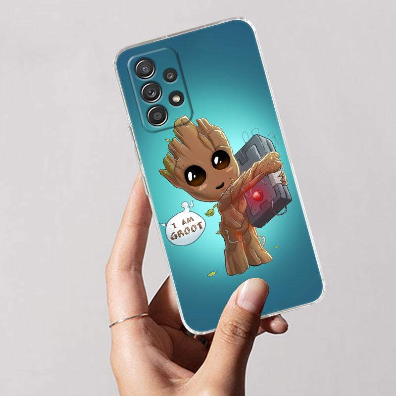Avengers Marvel Clear Case For Samsung Galaxy A57 A37 A56 5G A36 A55 A54 A35 A26 A07 A17 A16 A06 A36 A15 Spiderman Ironman Funda