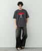 Sense of Place Men's Custom JAWS Print T-Shirt, Size B, AAA5-11B128, Charcoal, Medium
