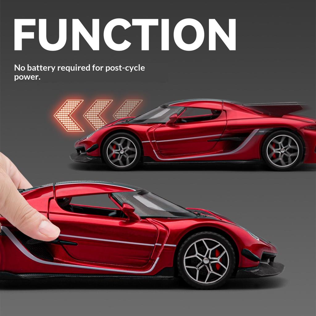 1:32 Koenigsegg jesko car model children's alloy sports car toy car collection ornaments boy gift