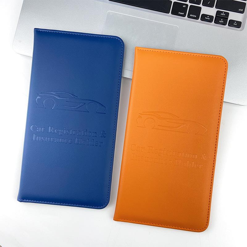 American Driver's License PU Leather Wallet: Car Registration & Insurance Document Holder