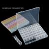 28/56 Grids Diy Diamond Jewelry Storage Box Grids Clear Nail Art  Tools Beads Display Storage Case Organizer Box
