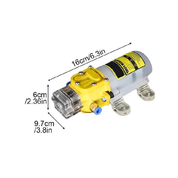 DC12V Agricultural Electric Spray Water Pump Small High-pressure Spraying Pump Self-priming Diaphragm Pump Pesticide Water Pump
