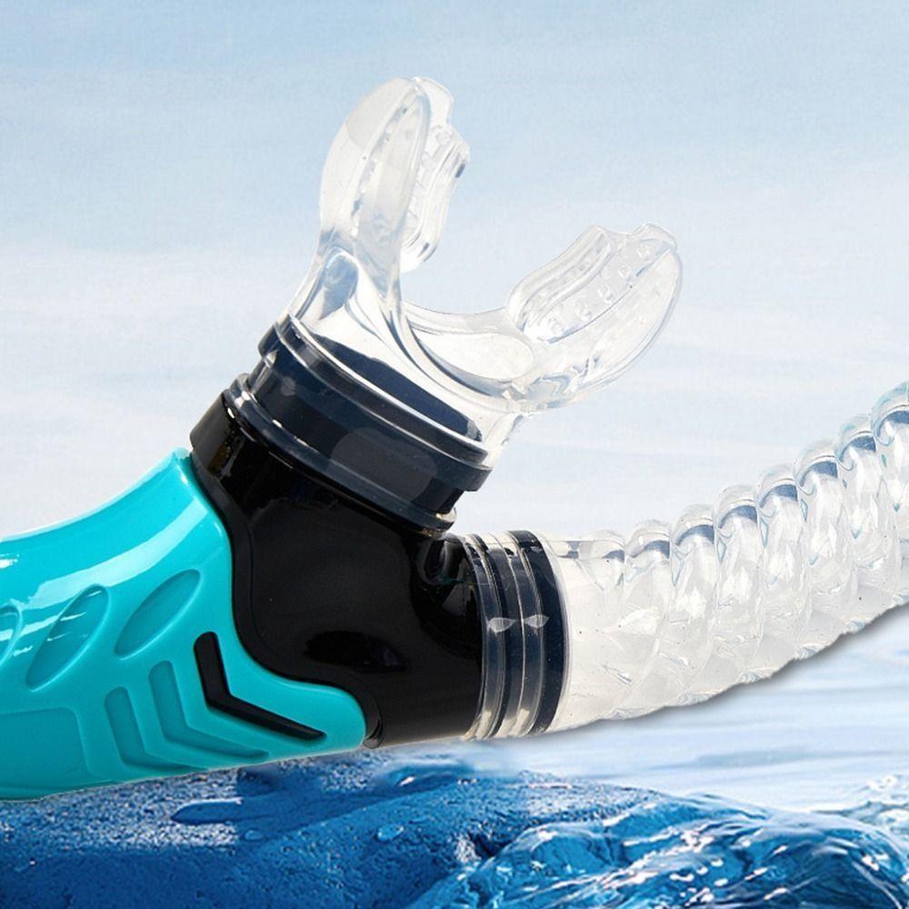 Top Dry Valve Diving Dry Snorkel Silicone Swim Training Snorkel  Underwater Activities