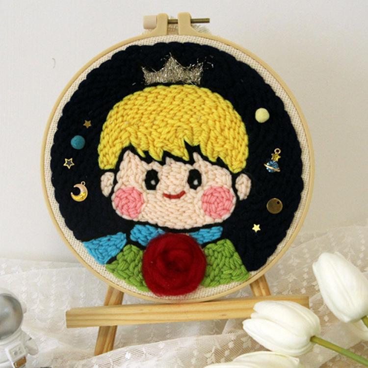 DIY Punch Needle Embroidery Kit: Russian Yarn Decorative Painting