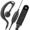 Tragbares Headset Walkie Talkie PTT-Mikrofon Lautsprecher Kopfhörer für UV‑ 9R PLUS Mobilfunkgeräte