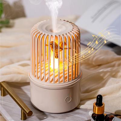 Umidificador de ar ultrassônico com névoa fria, 200ml, usb, difusor elétrico de aroma de óleo essencial, luz noturna com difusor de aromaterapia musical