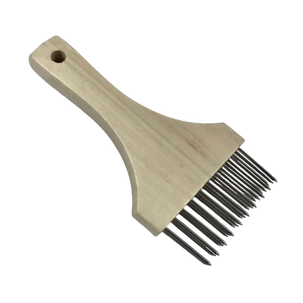 Ergonomic Meat Tenderizer Food Processing Hammer Wooden Handle Kitchen Accessory for Tenderizing Pork Veal Beef