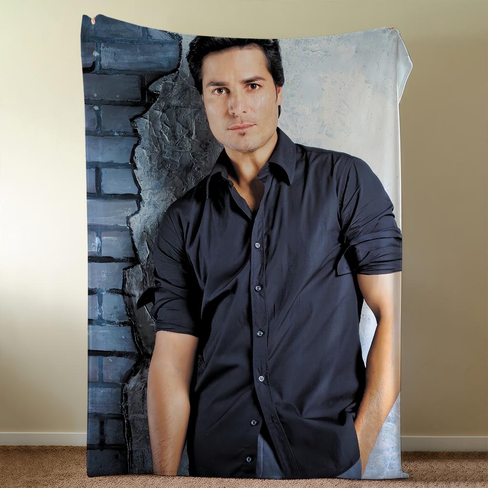 Chayanne Puerto Rican Singer Blanket Throw Super Cosy Plush Living Room Sofa Couch Childish Birthday Gifts
