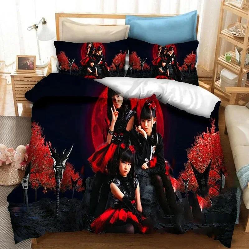 Rock Band Printed Bed Set Duvet Cover Pillowcase Bedding Set Bed Linen Sheet Quilt Cover Full Queen King Size