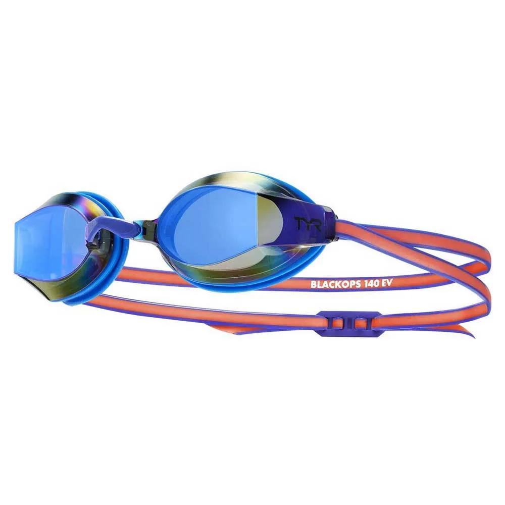 TYR Women's Mirrored Swimming Goggles Black Ops 140EV