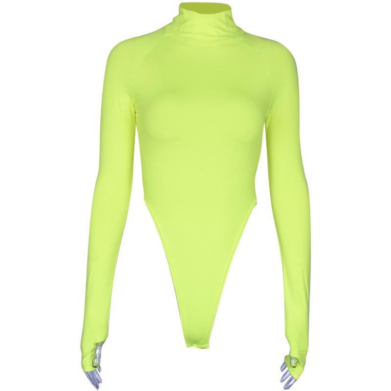 Europe, America, autumn and winter new women's fashion long-sleeved onesie