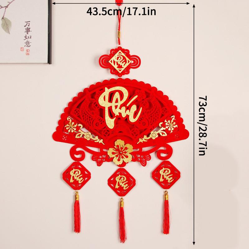 Vietnamese Spring Festival Tassels  Window Door Hanging Ornament  Vietnam Wall Pendant 2026 New Year  Decor