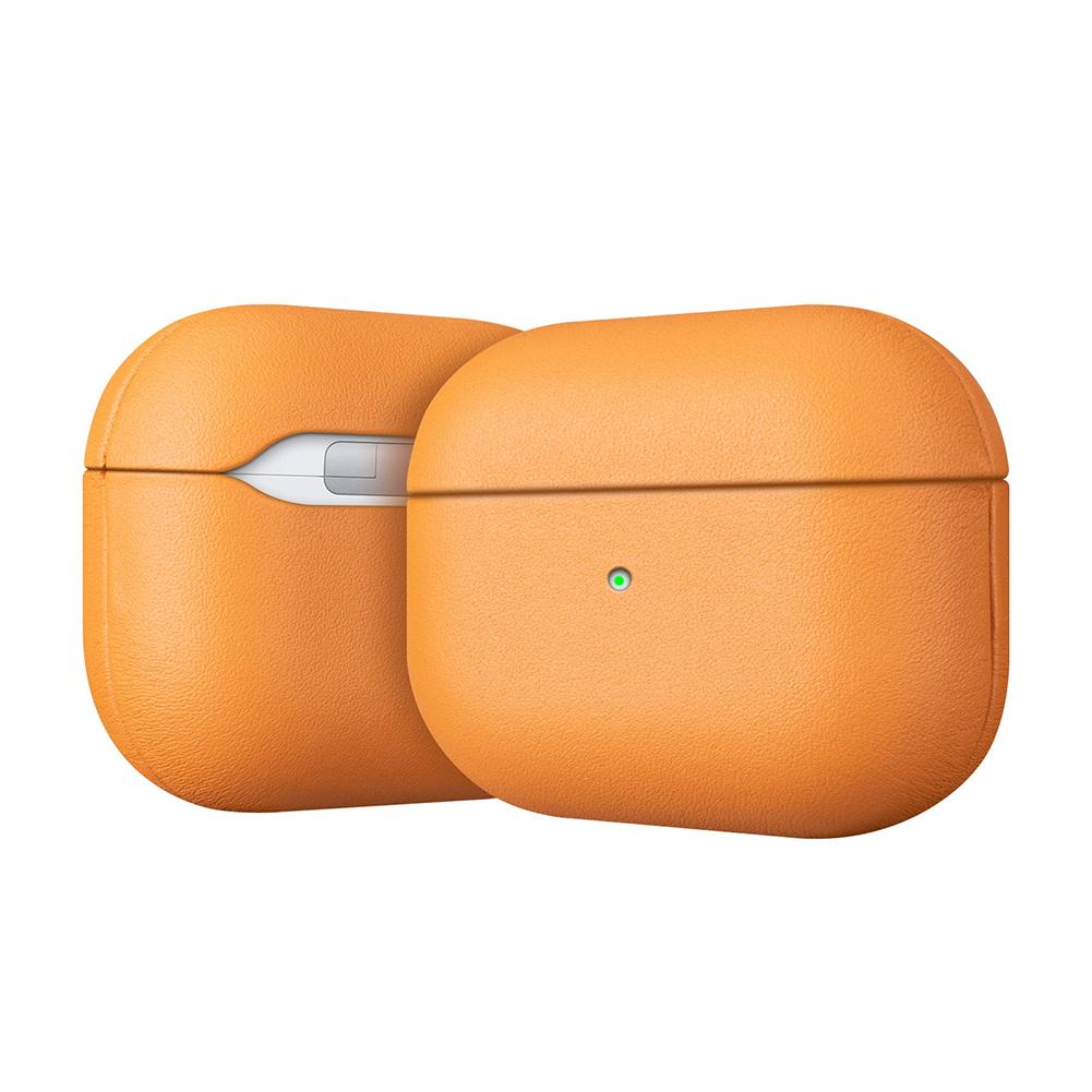 Genuine Leather Case for AirPods Pro 3 Full Protective Cover Scratch Resistant Lining Wireless Charging Compatible