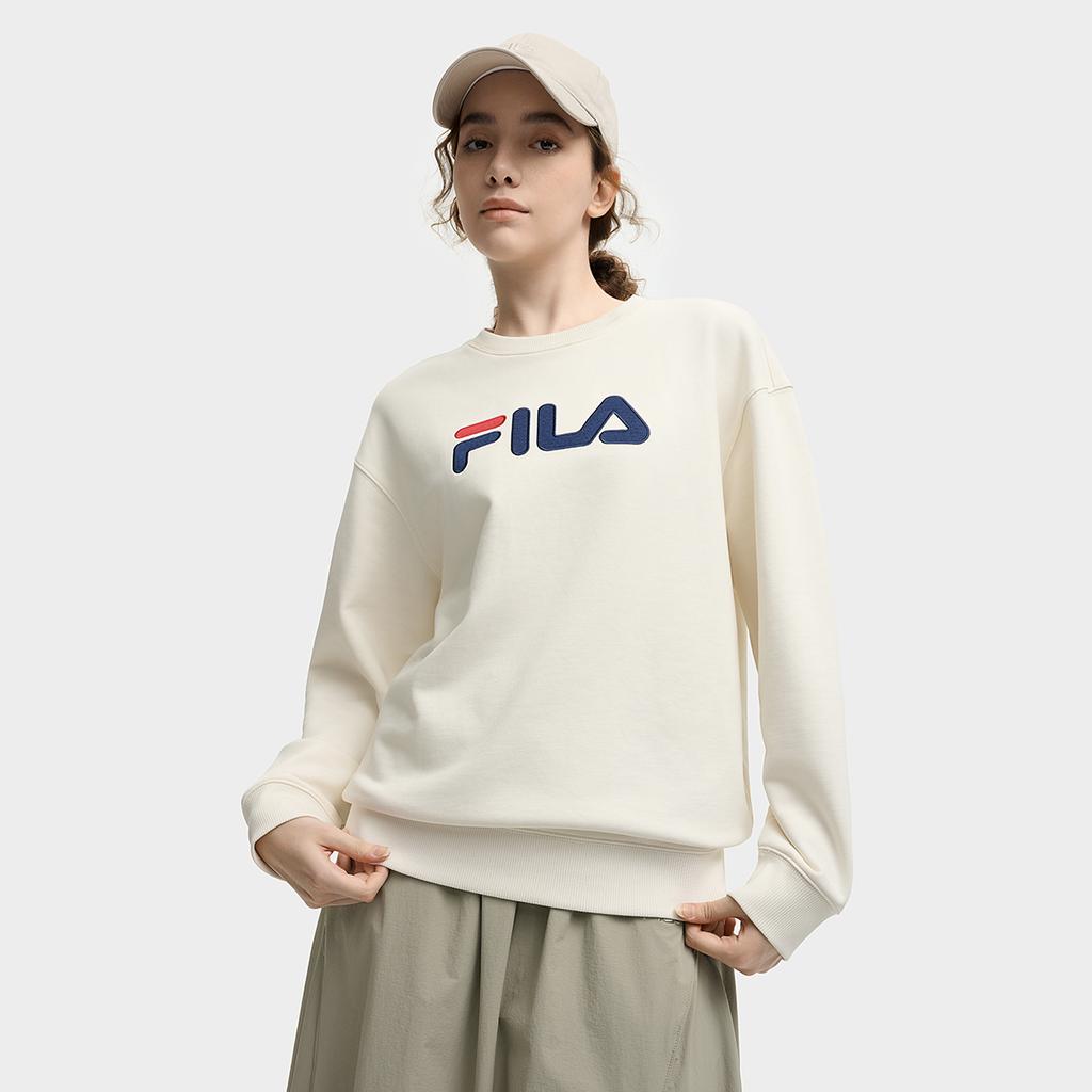 FILA ORIGINALE Sweatshirt Unisex Steam White F51U539205F-IV