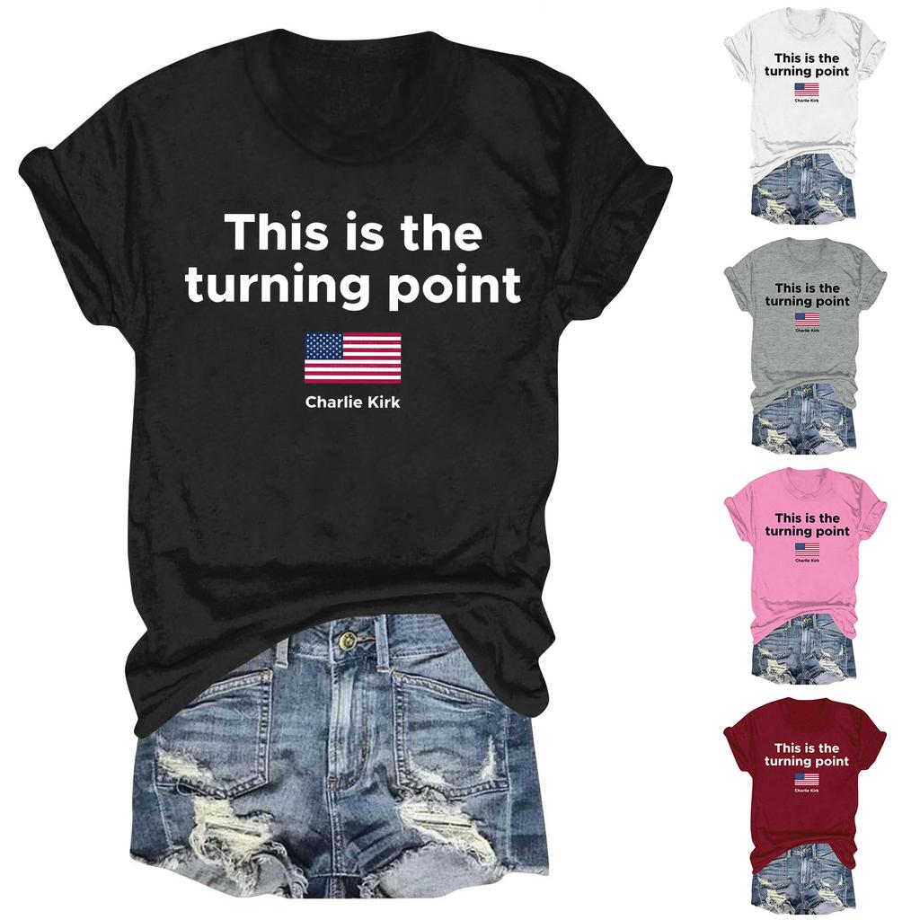 Women's Casual Daily Printed Top Round Neck T-shirt