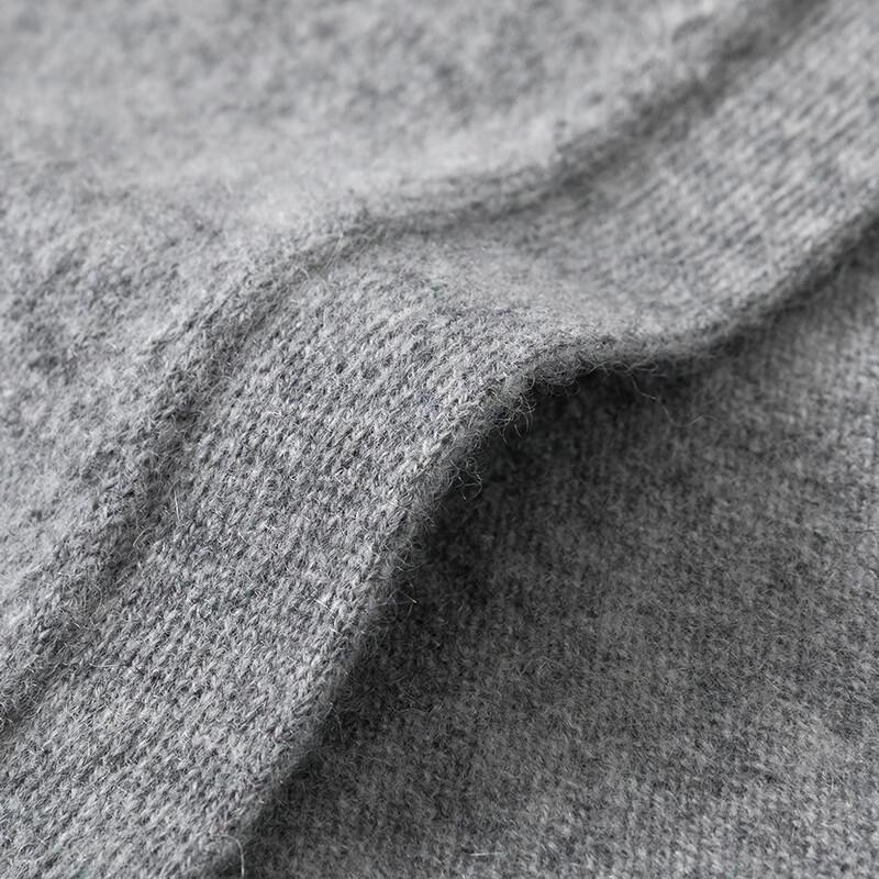 Hengyuanxiang Men's Pure Wool Button-Up Vest Cardigan