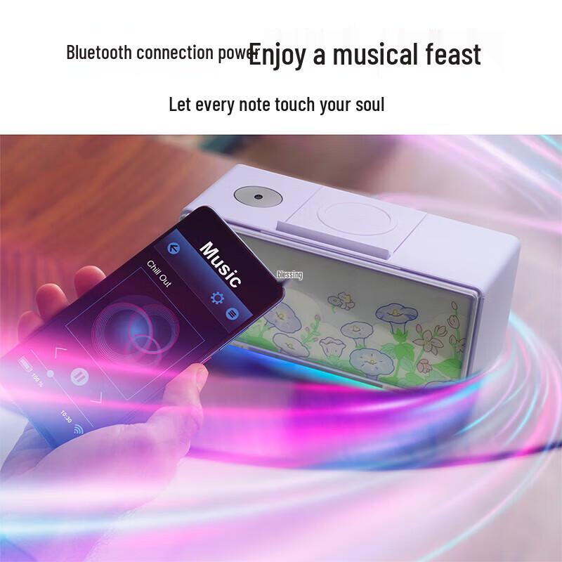 Aroma Bluetooth Speaker & Ambient Night Light with Wireless Charging