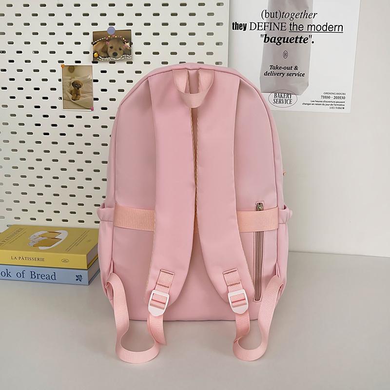 College Style Schoolbag Women Large Capacity Backpack Girls Lightweight Waterproof Backpack