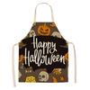 Halloween Apron Print Sleeveless Anime Kitchen Apron Cooking Dirty Waterproof