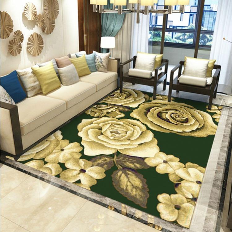 European Style Living Room Carpet Bedroom Bedside Carpet Dining Room Carpet Floor Mat Balcony Door Mat