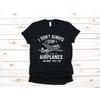 Dont Always Look At Airplanes T Shirt Funny Planes Pilot SweaT Long Sleeve Kids Apparel  Vintage Washed Homme Comfortable
