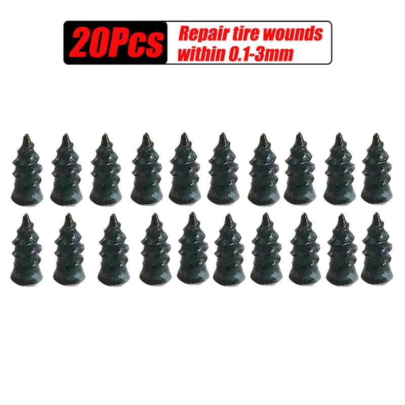 10-40Pcs/Box Vacuum Tyre Repair Nail Universal Car Motorcycle Truck BikeTire Puncture Repair Rubber Nails Tools  Accessories